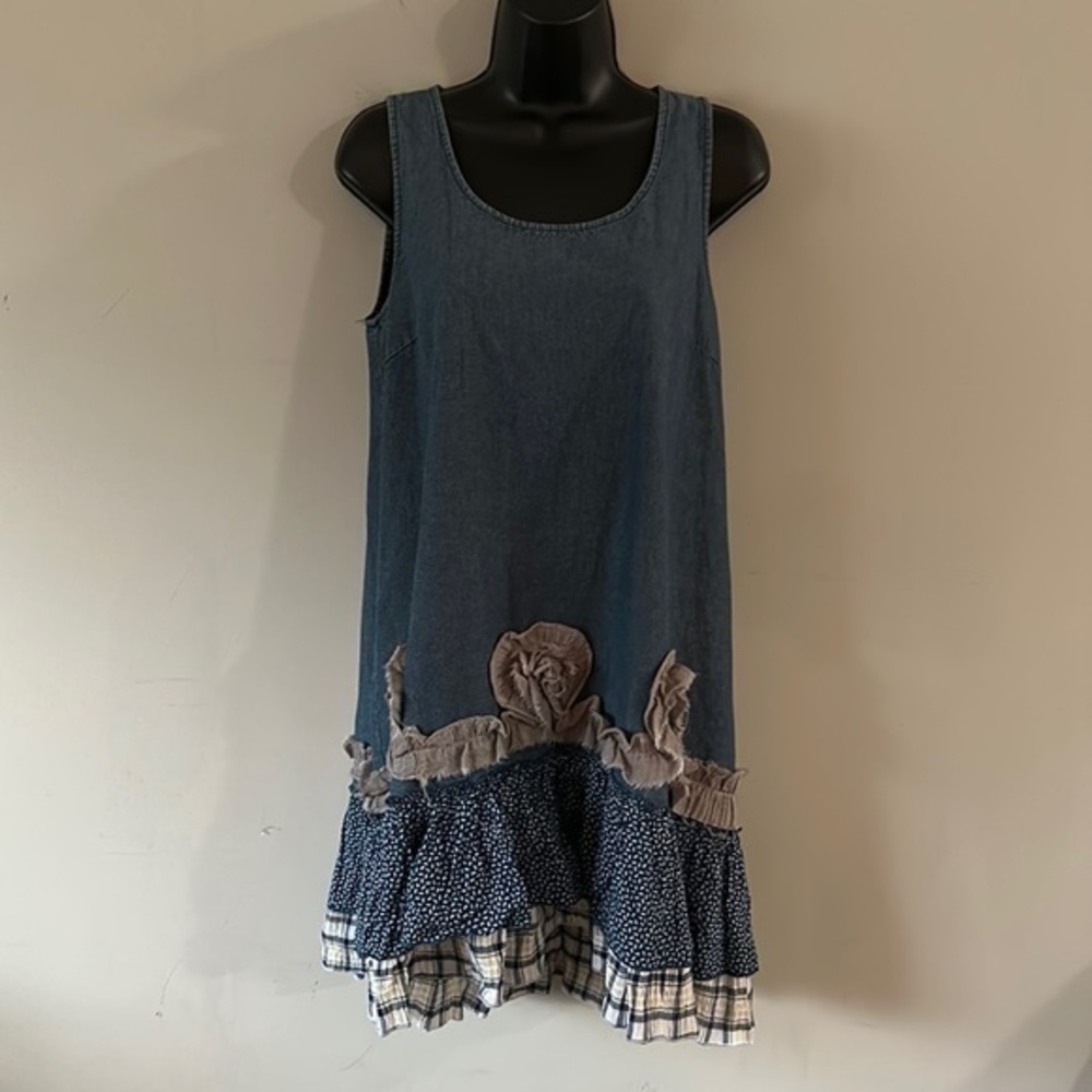 ODDY boho sleeveless dress small EUC